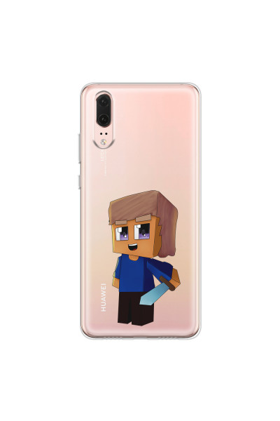 HUAWEI - P20 - Soft Clear Case - Clear Sword Kid