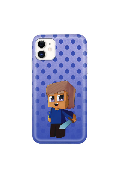 APPLE - iPhone 11 - Soft Clear Case - Blue Sword Kid