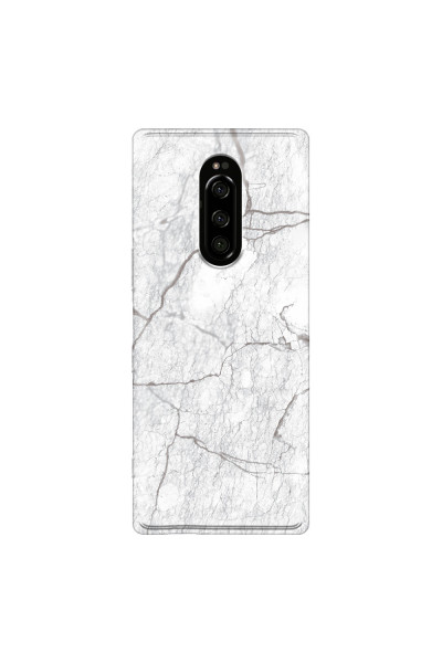 SONY - Sony Xperia 1 - Soft Clear Case - Pure Marble Collection II.