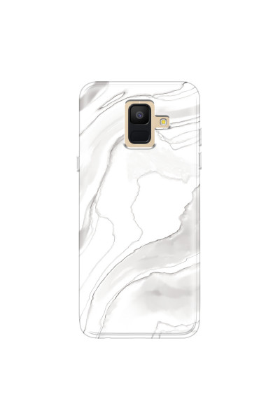 SAMSUNG - Galaxy A6 2018 - Soft Clear Case - Pure Marble Collection III.