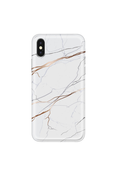 APPLE - iPhone XS - Soft Clear Case - Pure Marble Collection IV.