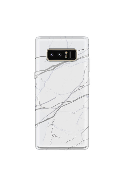 SAMSUNG - Galaxy Note 8 - Soft Clear Case - Pure Marble Collection V.