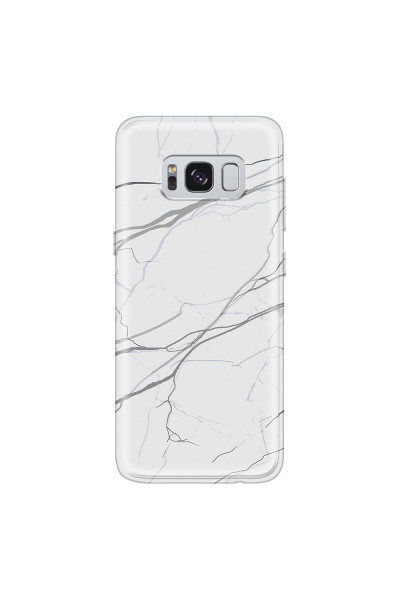 SAMSUNG - Galaxy S8 - Soft Clear Case - Pure Marble Collection V.