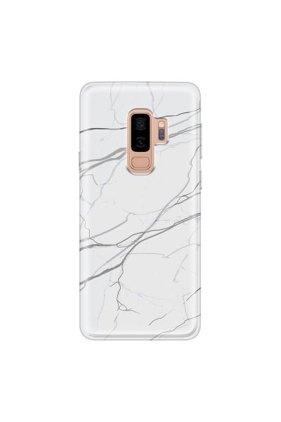SAMSUNG - Galaxy S9 Plus 2018 - Soft Clear Case - Pure Marble Collection V.