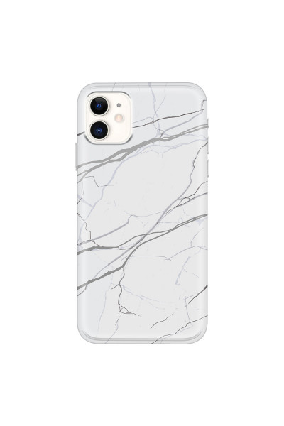 APPLE - iPhone 11 - Soft Clear Case - Pure Marble Collection V.