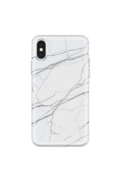 APPLE - iPhone X - Soft Clear Case - Pure Marble Collection V.