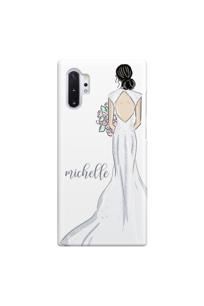 SAMSUNG - Galaxy Note 10 Plus - 3D Snap Case - Bride To Be Blackhair Dark