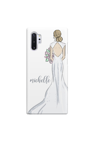 SAMSUNG - Galaxy Note 10 Plus - 3D Snap Case - Bride To Be Blonde Dark