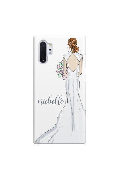 SAMSUNG - Galaxy Note 10 Plus - 3D Snap Case - Bride To Be Redhead Dark