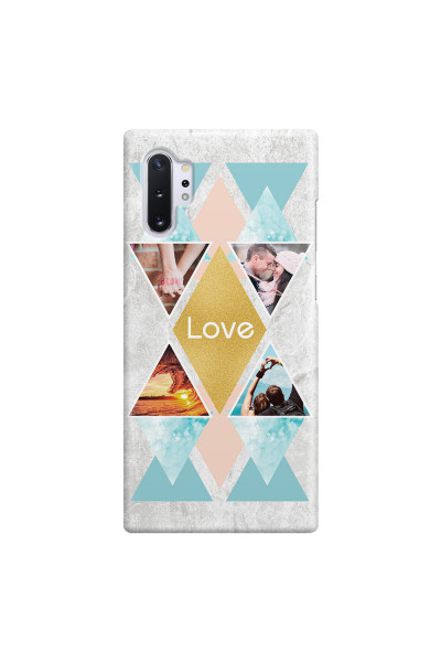 SAMSUNG - Galaxy Note 10 Plus - 3D Snap Case - Triangle Love Photo