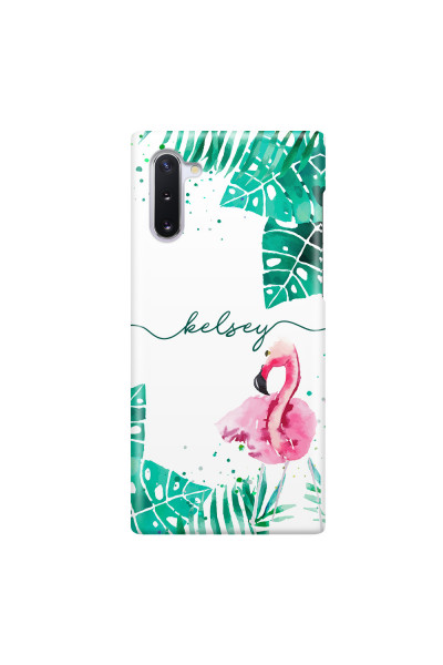 SAMSUNG - Galaxy Note 10 - 3D Snap Case - Flamingo Watercolor