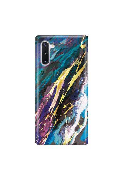 SAMSUNG - Galaxy Note 10 - 3D Snap Case - Marble Bahama Blue