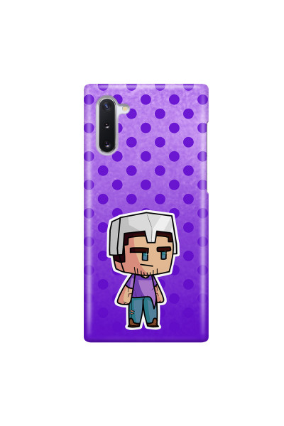 SAMSUNG - Galaxy Note 10 - 3D Snap Case - Purple Shield Crafter