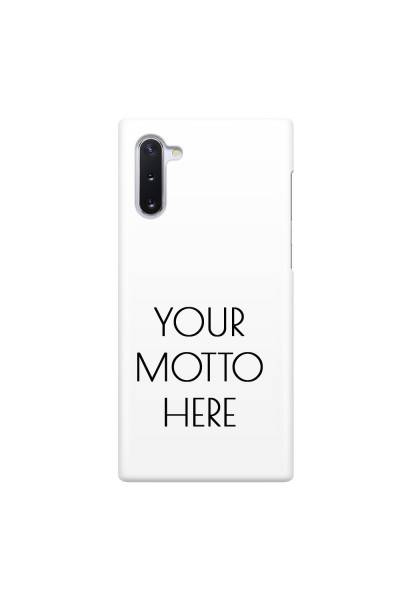 SAMSUNG - Galaxy Note 10 - 3D Snap Case - Your Motto Here II.