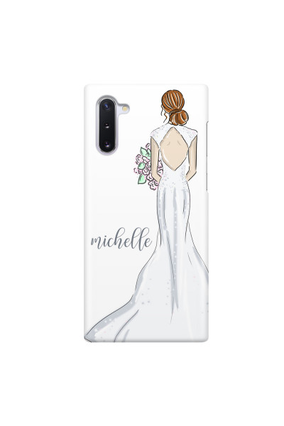 SAMSUNG - Galaxy Note 10 - 3D Snap Case - Bride To Be Redhead Dark