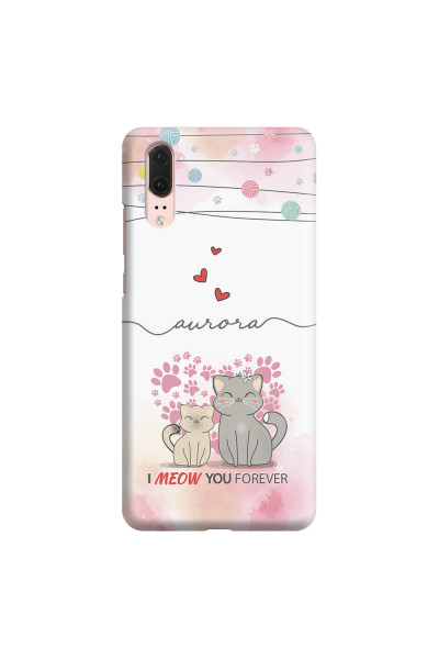 HUAWEI - P20 - 3D Snap Case - I Meow You Forever