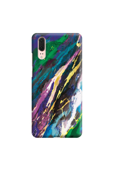 HUAWEI - P20 - 3D Snap Case - Marble Emerald Pearl