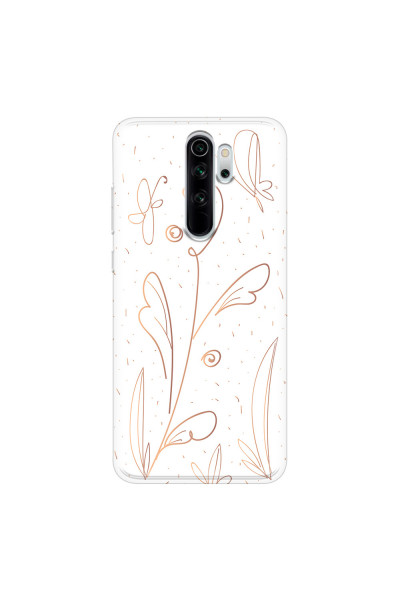 XIAOMI - Xiaomi Redmi Note 8 Pro - Soft Clear Case - Flowers In Style