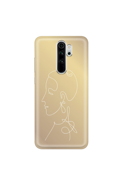 XIAOMI - Xiaomi Redmi Note 8 Pro - Soft Clear Case - Golden Lady