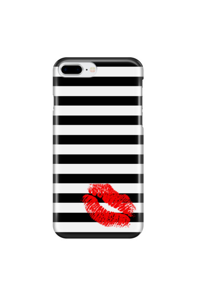 APPLE - iPhone 7 Plus - 3D Snap Case - B&W Lipstick
