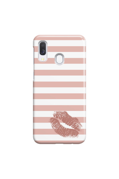 SAMSUNG - Galaxy A40 - 3D Snap Case - Pink Lipstick