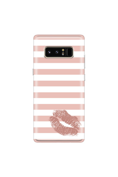 SAMSUNG - Galaxy Note 8 - Soft Clear Case - Pink Lipstick
