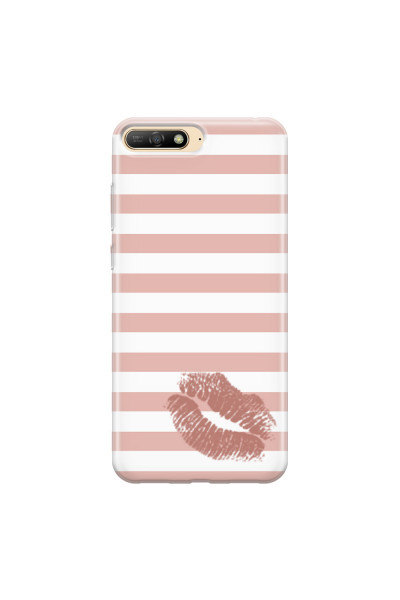 HUAWEI - Y6 2018 - Soft Clear Case - Pink Lipstick