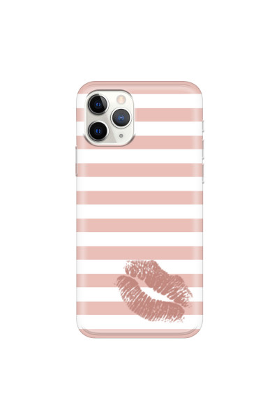 APPLE - iPhone 11 Pro - Soft Clear Case - Pink Lipstick