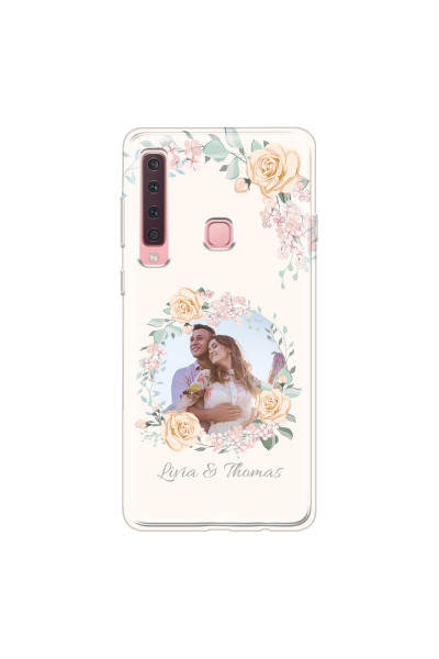 SAMSUNG - Galaxy A9 2018 - Soft Clear Case - Frame Of Roses