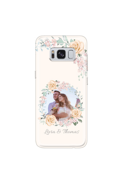 SAMSUNG - Galaxy S8 - Soft Clear Case - Frame Of Roses