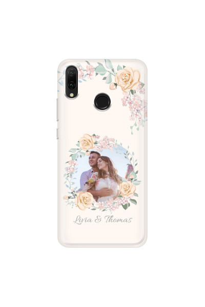 HUAWEI - Y9 2019 - Soft Clear Case - Frame Of Roses