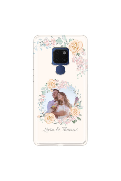 HUAWEI - Mate 20 - Soft Clear Case - Frame Of Roses