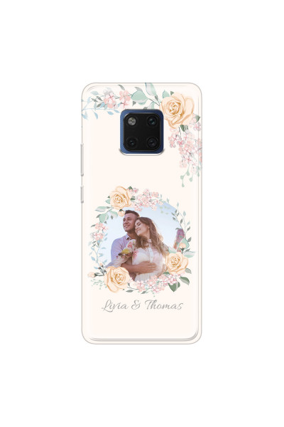 HUAWEI - Mate 20 Pro - Soft Clear Case - Frame Of Roses