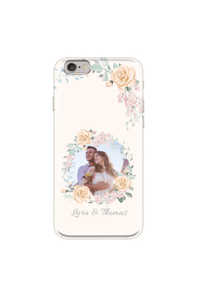 APPLE - iPhone 6S - Soft Clear Case - Frame Of Roses