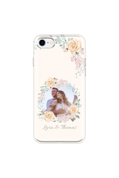 APPLE - iPhone 7 - Soft Clear Case - Frame Of Roses