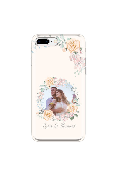 APPLE - iPhone 7 Plus - Soft Clear Case - Frame Of Roses