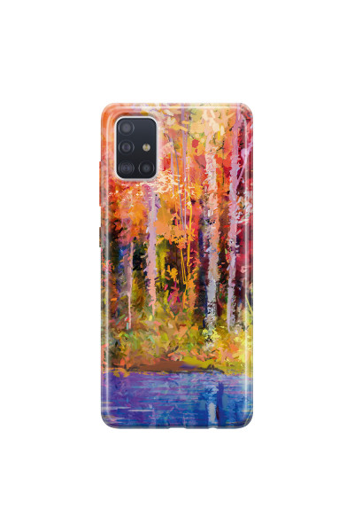 SAMSUNG - Galaxy A51 - Soft Clear Case - Autumn Silence