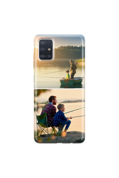 SAMSUNG - Galaxy A51 - Soft Clear Case - Collage of 2