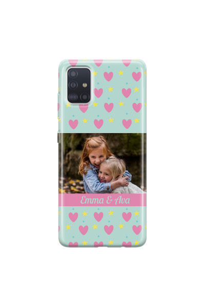SAMSUNG - Galaxy A51 - Soft Clear Case - Heart Shaped Photo