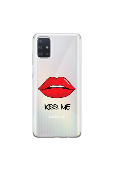 SAMSUNG - Galaxy A51 - Soft Clear Case - Kiss Me