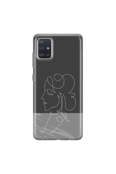 SAMSUNG - Galaxy A51 - Soft Clear Case - Miss Marble