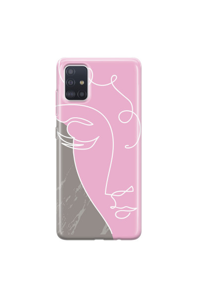 SAMSUNG - Galaxy A51 - Soft Clear Case - Miss Pink