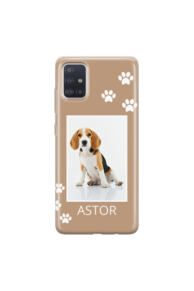 SAMSUNG - Galaxy A51 - Soft Clear Case - Puppy