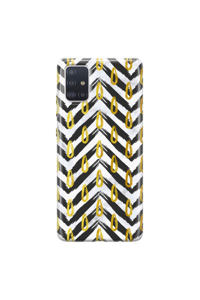 SAMSUNG - Galaxy A71 - Soft Clear Case - Exotic Waves