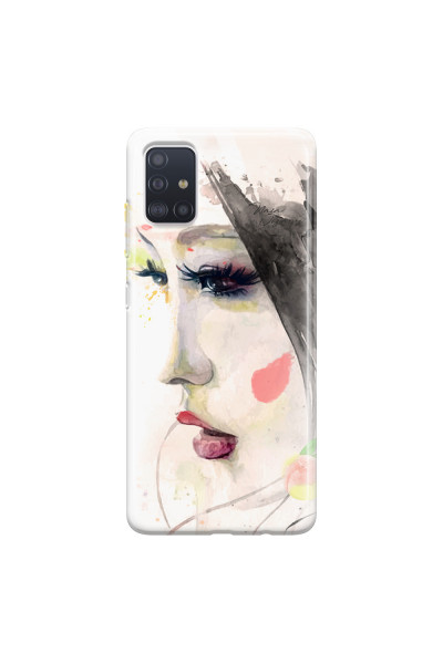 SAMSUNG - Galaxy A71 - Soft Clear Case - Face of a Beauty