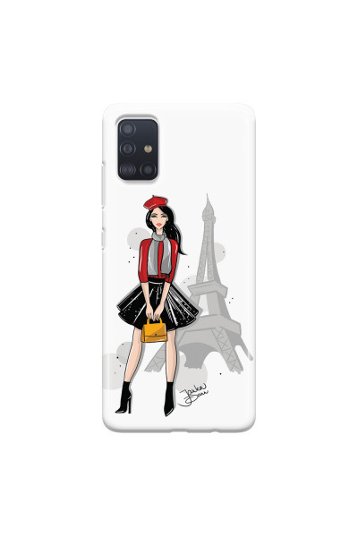 SAMSUNG - Galaxy A71 - Soft Clear Case - Paris With Love