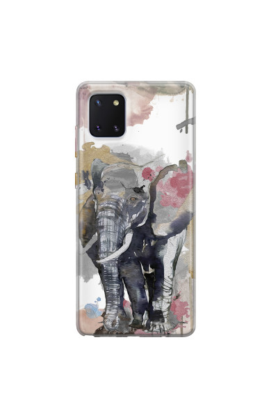 SAMSUNG - Galaxy Note 10 Lite - Soft Clear Case - Elephant