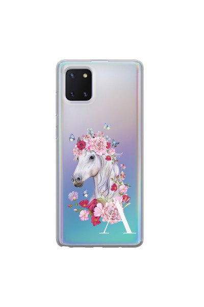 SAMSUNG - Galaxy Note 10 Lite - Soft Clear Case - Magical Horse White