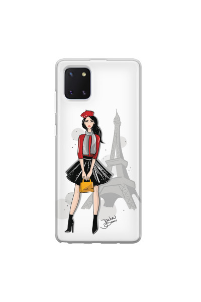 SAMSUNG - Galaxy Note 10 Lite - Soft Clear Case - Paris With Love