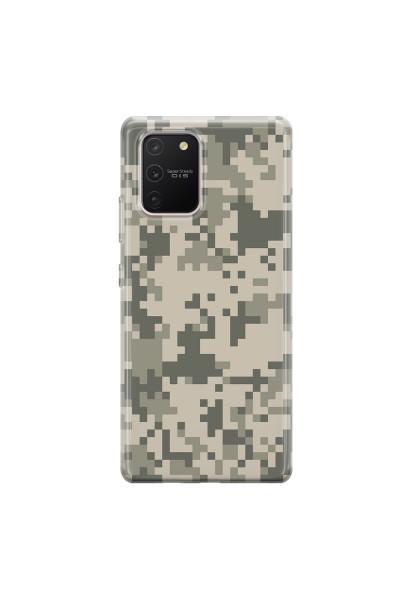 SAMSUNG - Galaxy S10 Lite - Soft Clear Case - Digital Camouflage
